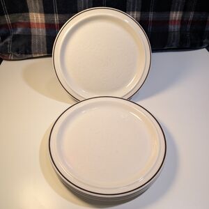 Royal Doulton Ting Dinner Plates Set of 4 Lambethware Vintage 1974 England ~10.5